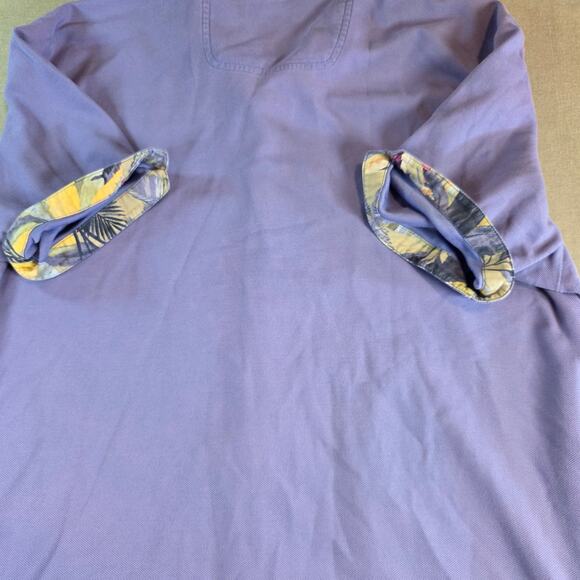 Tommy Bahama Island Zone Shirt XL Marlin Embroidery Floral Trim Button Down - Picture 7 of 14